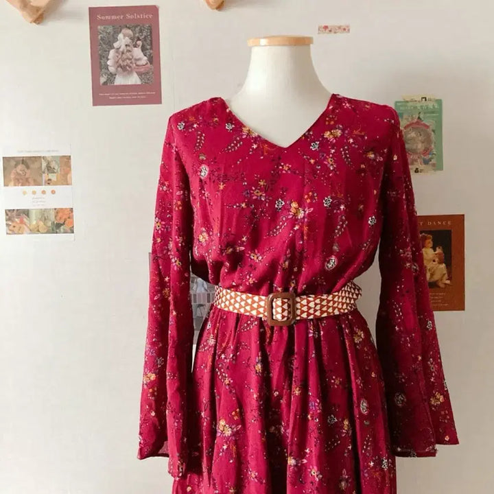 [BUNJANG] Heart Ppyong Ppyong Vintage Belt / 하트뿅뿅 빈티지벨트