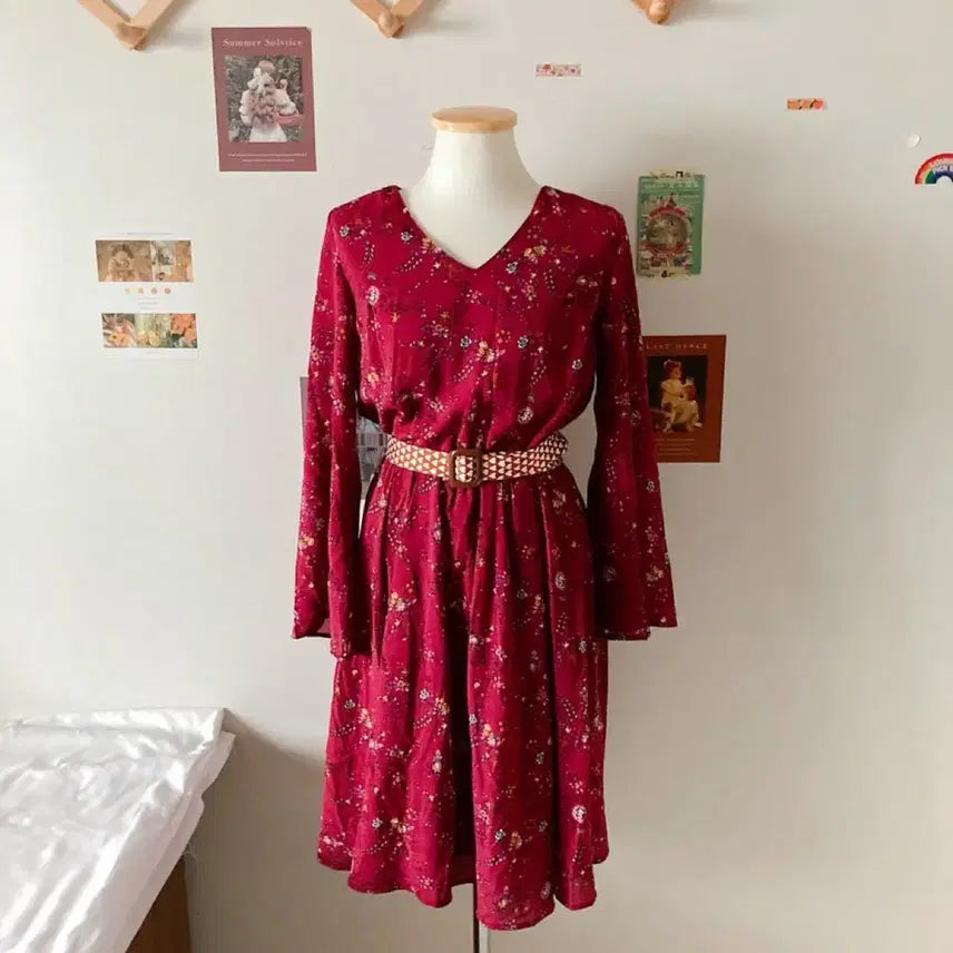 [BUNJANG] Heart Ppyong Ppyong Vintage Belt / 하트뿅뿅 빈티지벨트