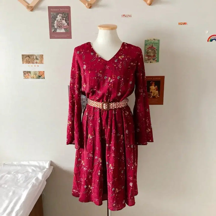 [BUNJANG] Heart Ppyong Ppyong Vintage Belt / 하트뿅뿅 빈티지벨트