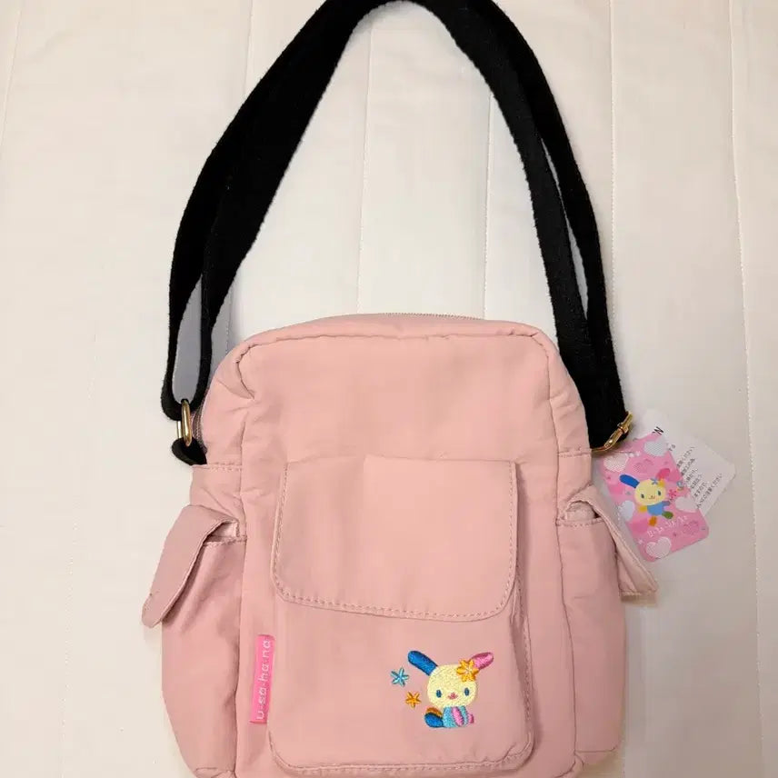 [BUNJANG] Sanrio Usahana Pink Crossbody Bag / 산리오 우사하나 핑크 크로스백