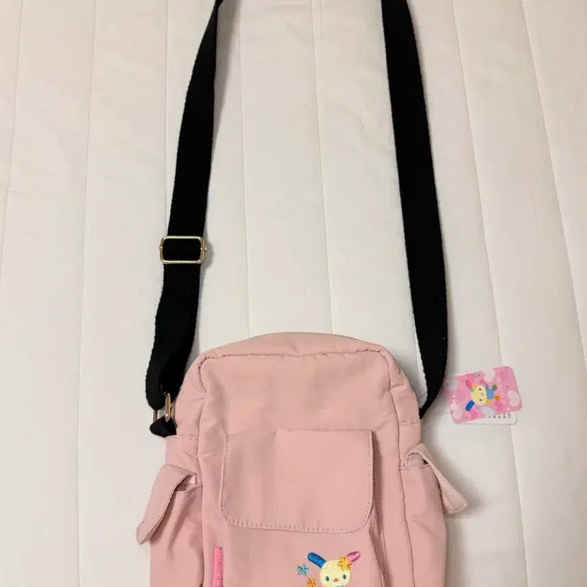 [BUNJANG] Sanrio Usahana Pink Crossbody Bag / 산리오 우사하나 핑크 크로스백