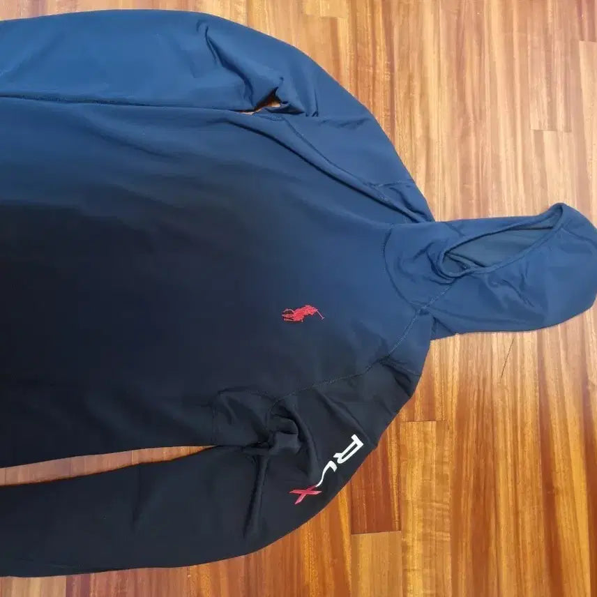 [BUNJANG] Polo Ralph Lauren RLX Hooded Zip-Up Sweatshirt Black / 폴로 랄프로렌 RLX 후드 집업티 블랙