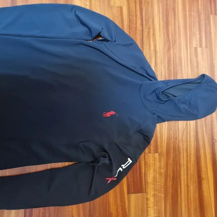 [BUNJANG] Polo Ralph Lauren RLX Hooded Zip-Up Sweatshirt Black / 폴로 랄프로렌 RLX 후드 집업티 블랙
