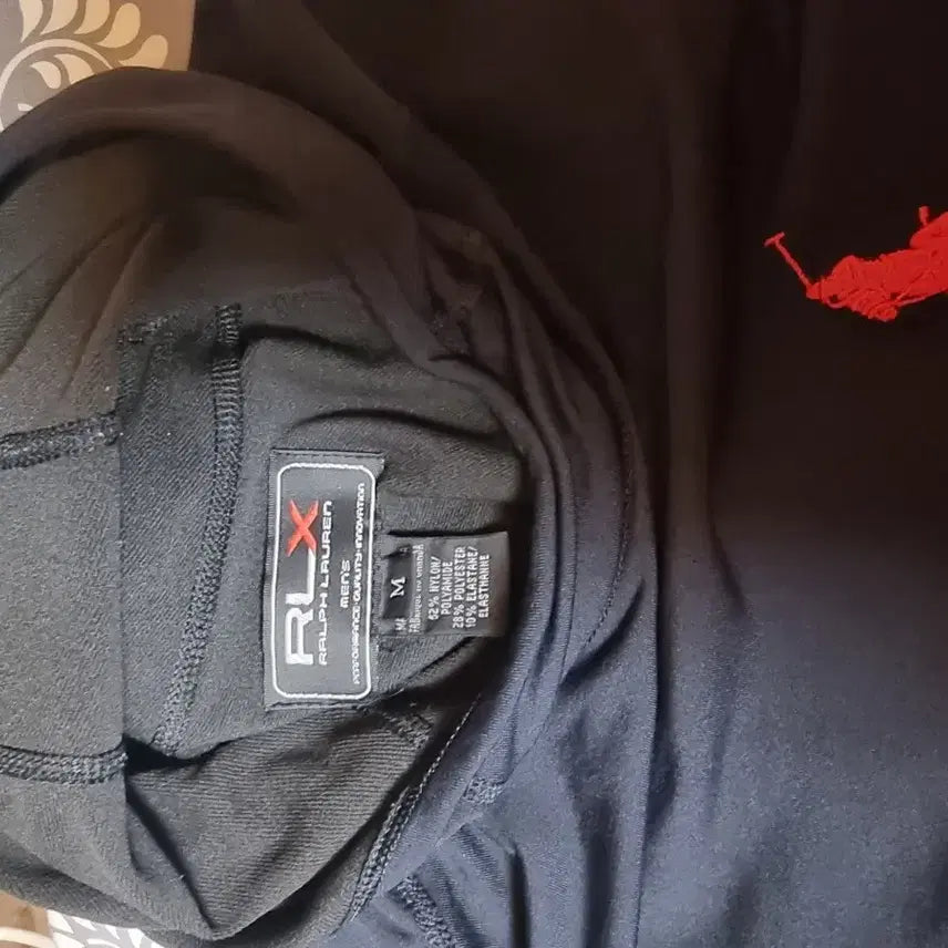 [BUNJANG] Polo Ralph Lauren RLX Hooded Zip-Up Sweatshirt Black / 폴로 랄프로렌 RLX 후드 집업티 블랙