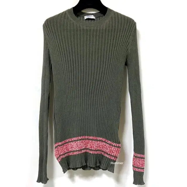 [BUNJANG] Valentino Striped Pattern Knit / 발렌티노 스트라이프 패턴 니트