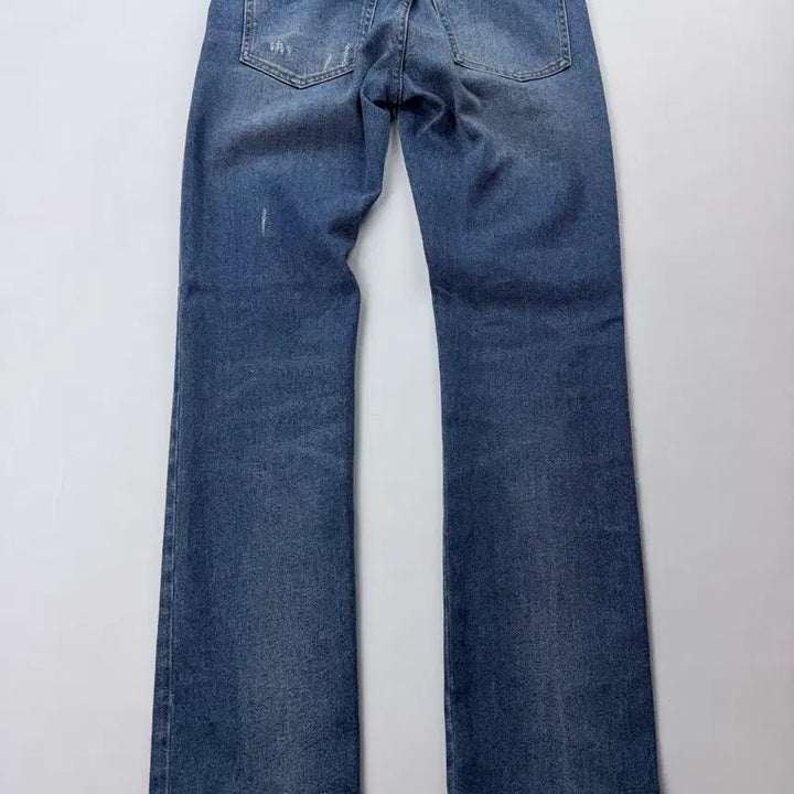 [BUNJANG] Valentino VLTN Leather Patch Washed Denim Jeans / 발렌티노 VLTN 가죽패치 워싱 진