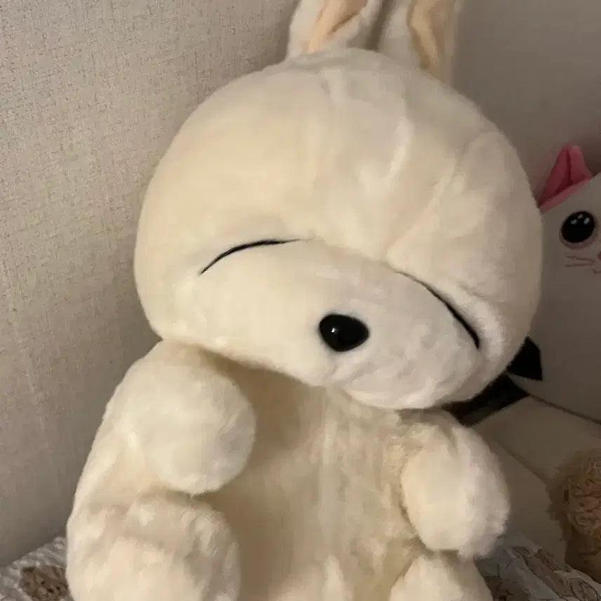 [BUNJANG] Rare 2000s Marshmallow Rabbit Medium Plush Doll / 희귀매물! 고전 2000년대 마시마로 중형 인형 엽기토끼