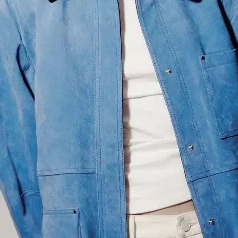 [BUNJANG] Zara Real Leather Suede Combination Jacket / s) 자라 리얼레더 콤비 스웨이드 자켓