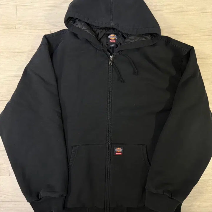 [BUNJANG] Supreme Dickies 24FW Hooded Zip-Up Black XL / XL 24FW 슈프림 디키즈 후드집업 블랙
