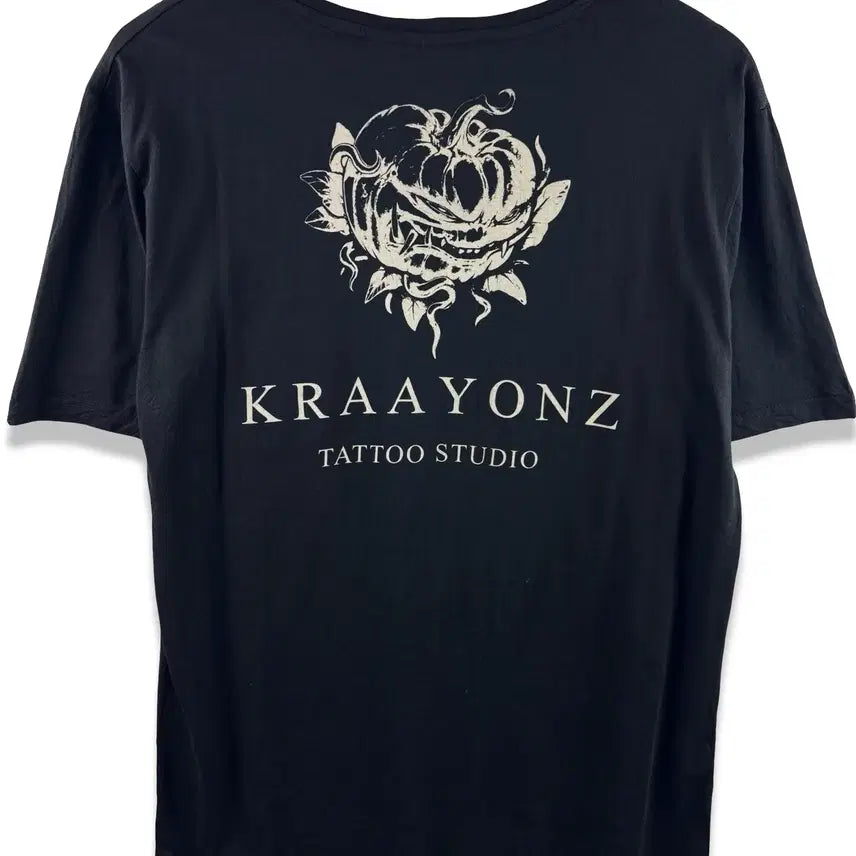 [BUNJANG] Creons Tattoo Studio Tattoo T-Shirt / 크레온즈 타투 스튜디오 타투티셔츠3435