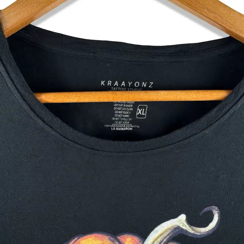 [BUNJANG] Creons Tattoo Studio Tattoo T-Shirt / 크레온즈 타투 스튜디오 타투티셔츠3435