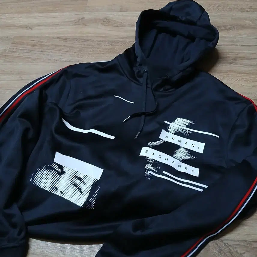 [BUNJANG] AX Armani Exchange Hoodie Jersey Material / AX 아르마니익스체인지 후드티 상태좋음 져지원단