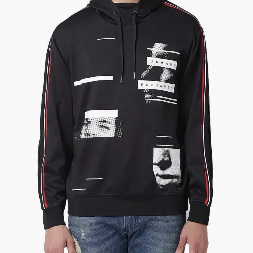 [BUNJANG] AX Armani Exchange Hoodie Jersey Material / AX 아르마니익스체인지 후드티 상태좋음 져지원단