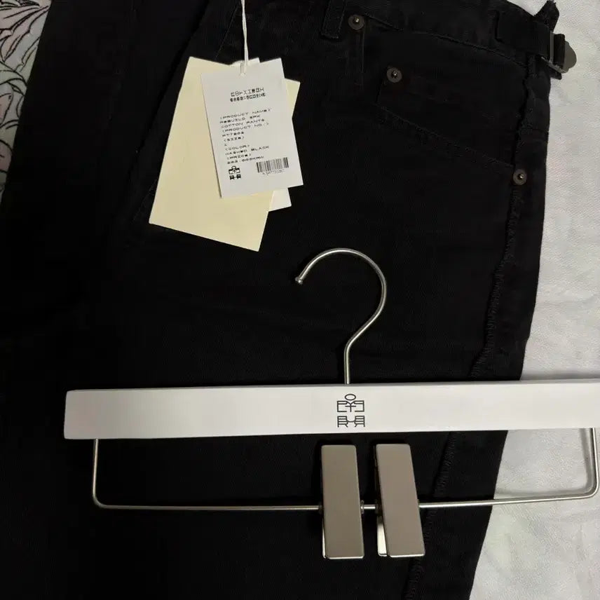 [BUNJANG] Politedu Rebuild 5pk Cotton Pants Washed Black / [1] 폴리테루 리빌드 5pk 코튼 팬츠 워시드 블랙