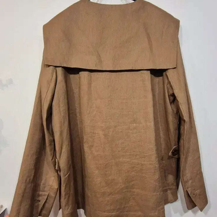 [BUNJANG] Karl Lagerfeld Linen Double-Breasted Blazer / 칼 라거펠트 린넨 더블 브레스트 자켓