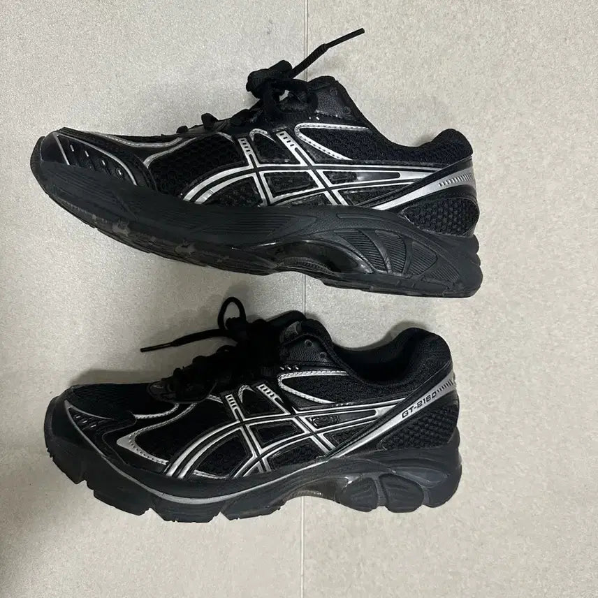 [BUNJANG] Asics GT-2160 Black Pure Silver Shoes / 아식스 GT-2160 블랙 퓨어 실버 230