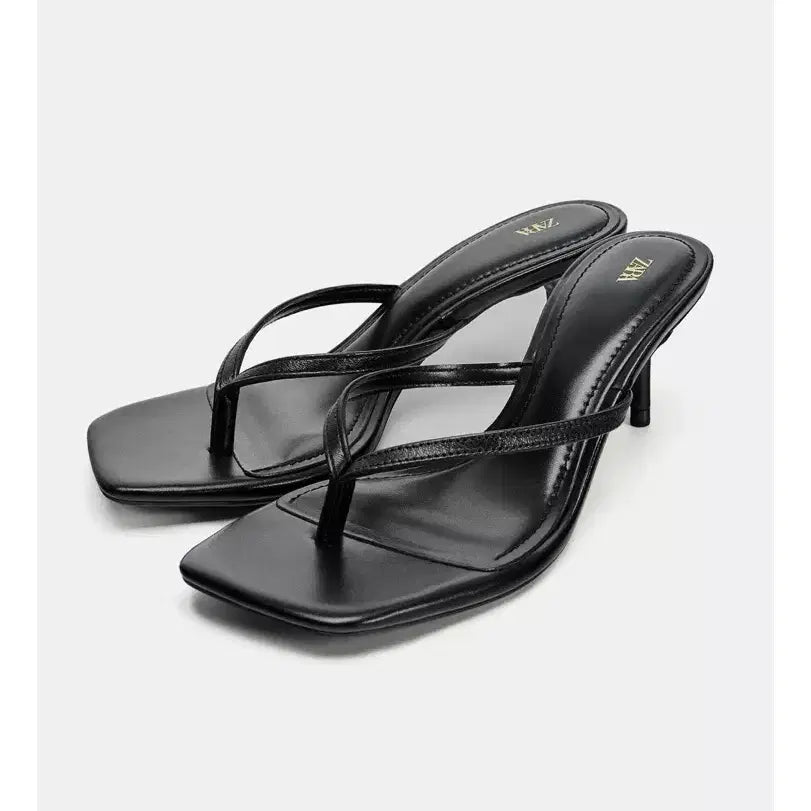 [BUNJANG] ZARA Black Heeled Sandals 240 / 자라 샌들힐 240
