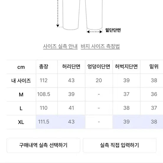 [BUNJANG] Zero Over Cuffed Pants XL / 제로 오버 커프드 팬츠 XL