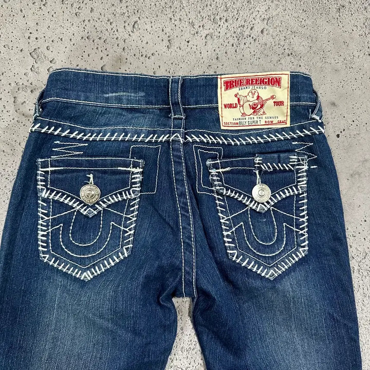 [BUNJANG] True Religion Stitch Denim Pants / (바배) 트루릴리젼 스티치 데님 팬츠