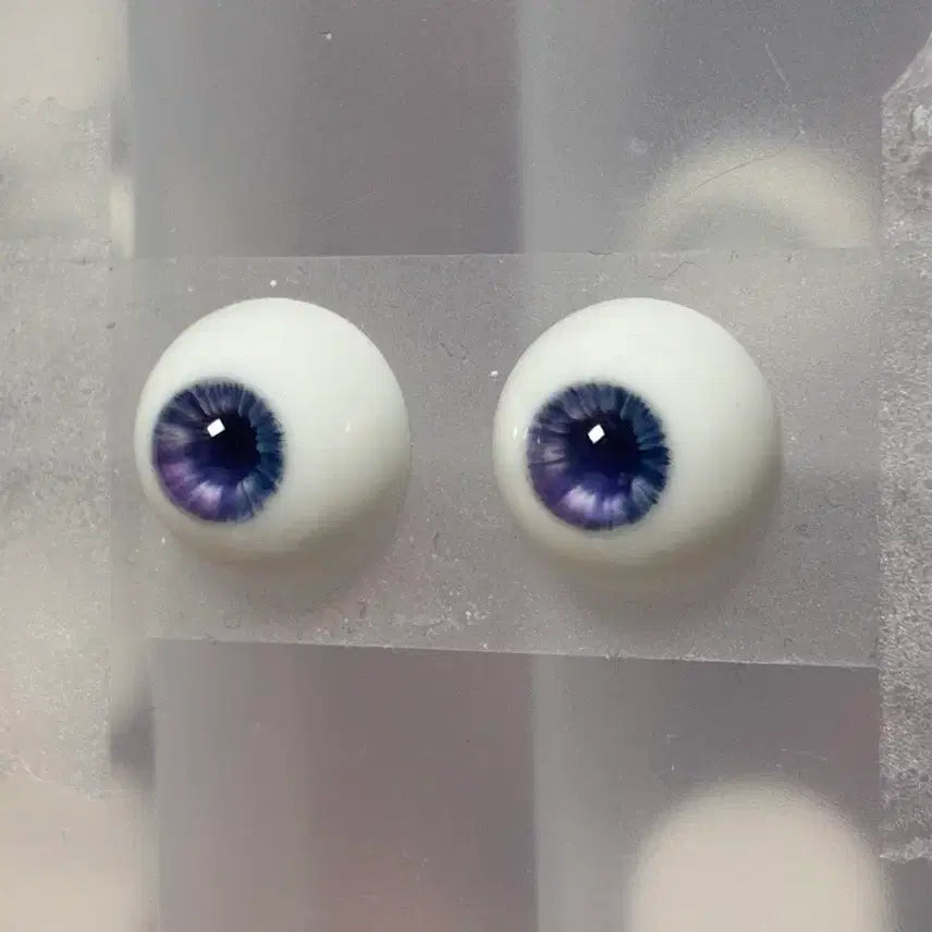 [BUNJANG] 14mm Purple to Deep Blue Gradient Glass Eyes for MSD/USD Dolls / 구체관절인형 안구 14mm msd usd