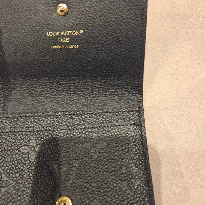 [BUNJANG] Louis Vuitton Rosalie Coin Purse Monogram Empreinte Black / [정품] 루이비통 로잘리 코인 퍼스 앙프레인트 블랙 (단품)