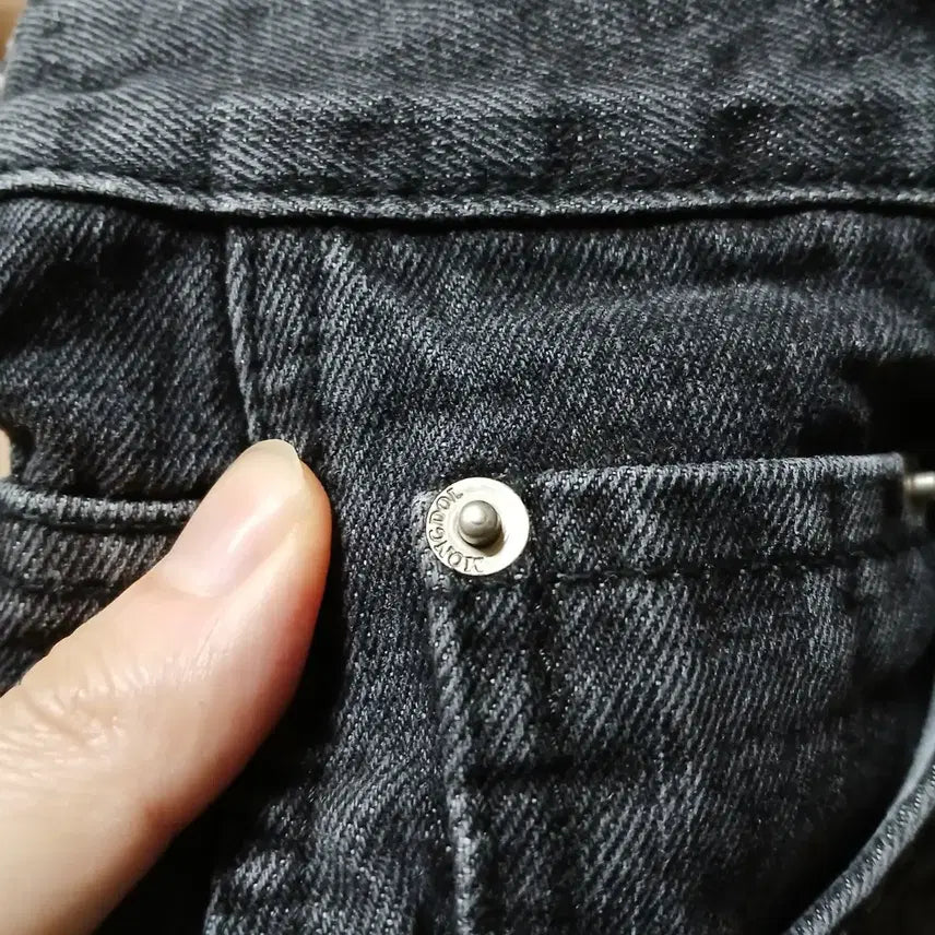 [BUNJANG] Mongdol Black Denim Shorts / mongdol 몽돌 반바지 데님 흑청 쇼츠