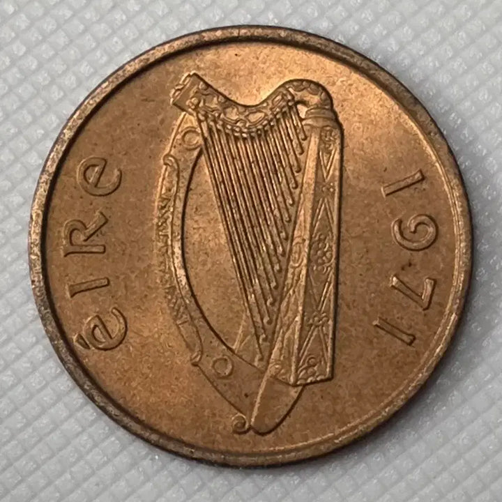 [BUNJANG] Unused Irish Halfpenny Coin / [미사용] 아일랜드 하프페니 동전 zk-3352