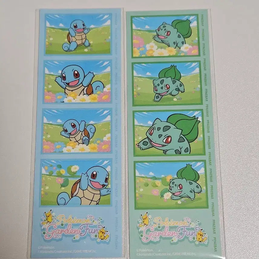 [BUNJANG] Bbaeba Olive Young Pokemon Iv-cut Squirtle, Bulbasaur Bundle Set / 빼바 올리브영 포켓몬 인생네컷 꼬부기, 이상해씨 일괄