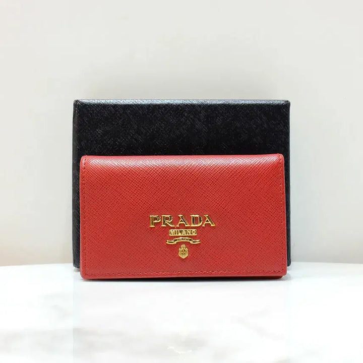 [BUNJANG] Prada Saffiano Card Holder Wallet 1MC122 / [명품다올동래] 프라다 사피아노 카드 홀더 지갑 1MC122