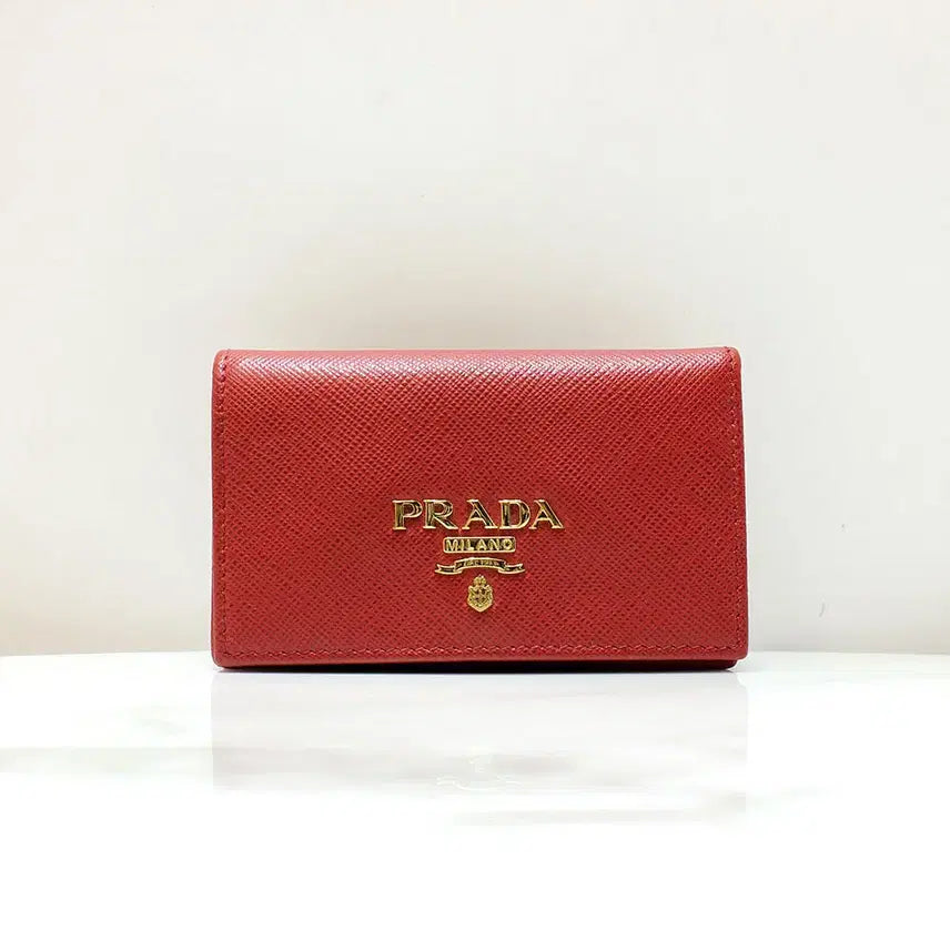 [BUNJANG] Prada Saffiano Card Holder Wallet 1MC122 / [명품다올동래] 프라다 사피아노 카드 홀더 지갑 1MC122