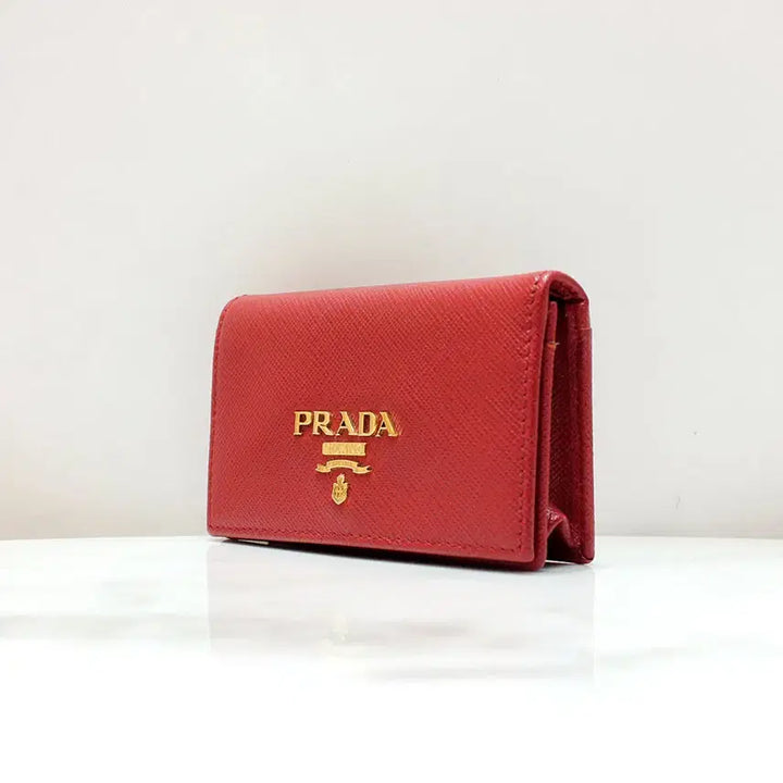 [BUNJANG] Prada Saffiano Card Holder Wallet 1MC122 / [명품다올동래] 프라다 사피아노 카드 홀더 지갑 1MC122
