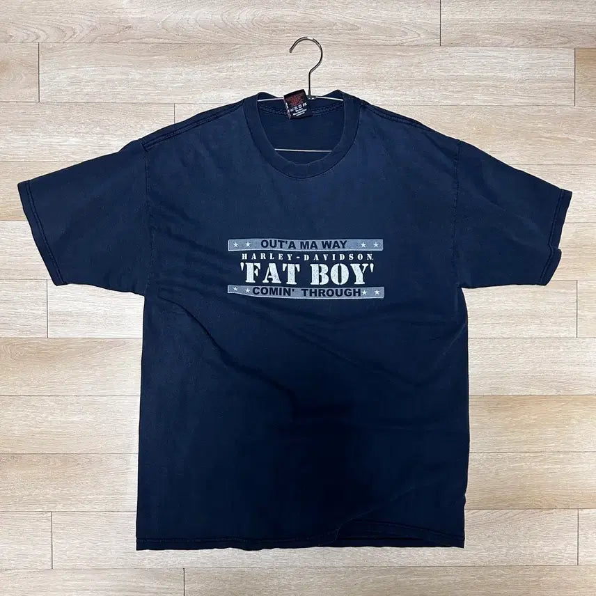 [BUNJANG] Harley-Davidson Fat Boy Short Sleeve T-Shirt XL / 할리데이비슨 팻보이 반팔 티셔츠 XL