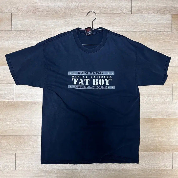[BUNJANG] Harley-Davidson Fat Boy Short Sleeve T-Shirt XL / 할리데이비슨 팻보이 반팔 티셔츠 XL