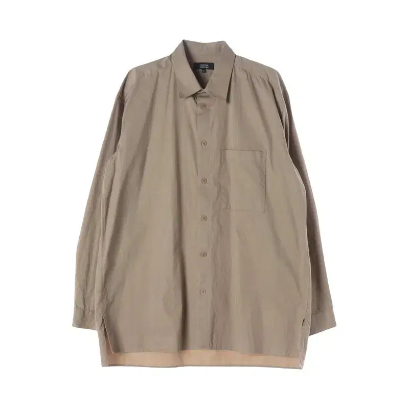 [BUNJANG] Musinsa Standard Cotton Plain Pocket Shirt (Men&