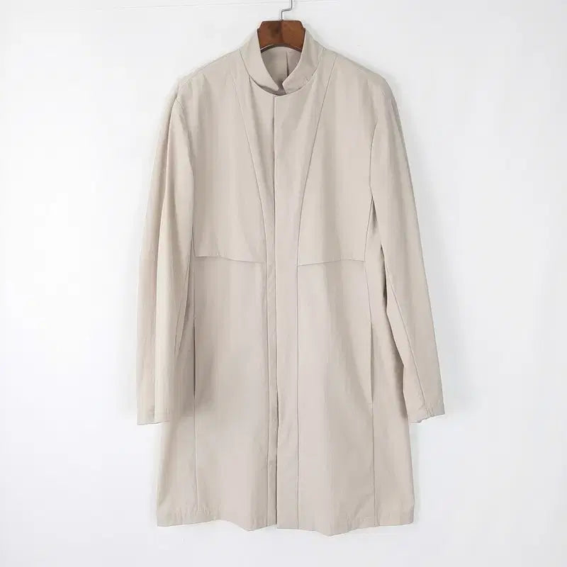[BUNJANG] Time Homme No Collar Cutout Trench Jacket / 타임옴므 노카라 절개 트렌치자켓  100