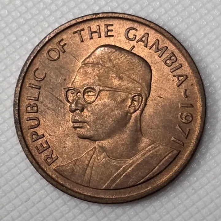 [BUNJANG] Gambia 1 Butut Coin (Unused, Rare) / [미사용] [희귀] 감비아 1부투트 동전 zk-3358