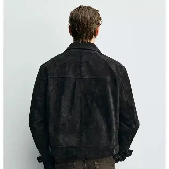 [BUNJANG] Zara Black Suede Jacket XL (105) / 자라 블랙 스웨이드 자켓 xl사이즈(105사이즈) 팝니다