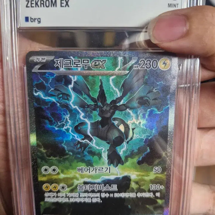 [BUNJANG] Pokemon Zekrom EX SAR Trading Card (BRG 9 MINT) / 포켓몬 포켓몬카드 제크로무 sar brg9등급