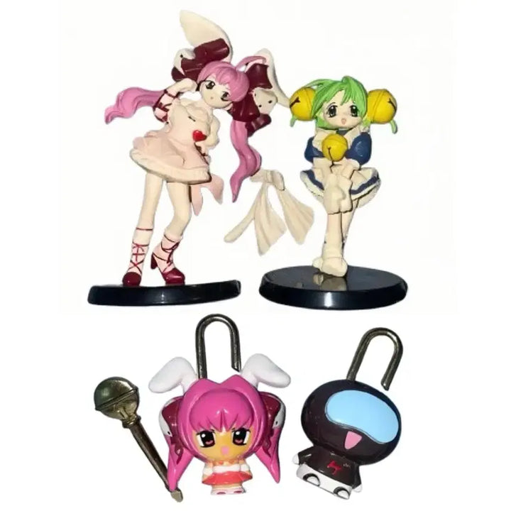 [BUNJANG] Digi-Charat Digi-Co Lock Classic Bishoujo Figure Bundle Set / 급처 이번주까지만) 디지캐럿 디지코 자물쇠 고전 미소녀 피규어 일괄