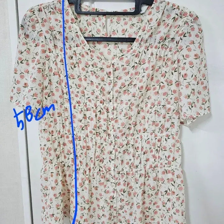 [BUNJANG] CLOVIS Floral Print Blouse / CLOVIS 꽃무늬 블라우스