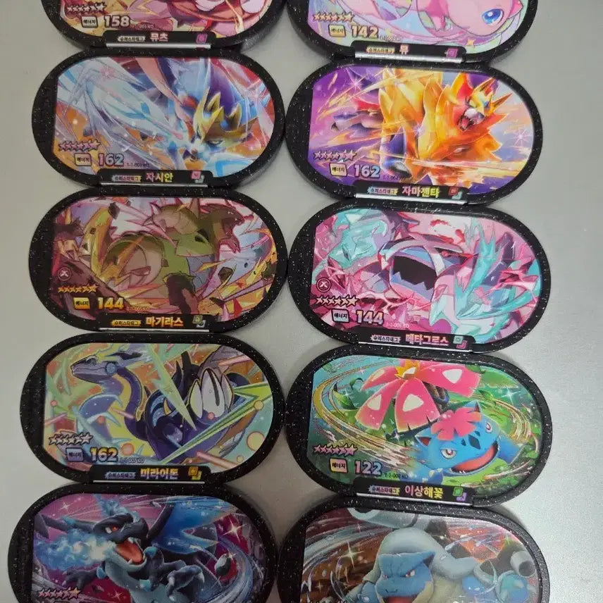 [BUNJANG] Pokemon Tag Battle 6-Star Disc 10-Piece Bundle Set / 포켓몬 태그스타 6성 디스크 10종 일괄