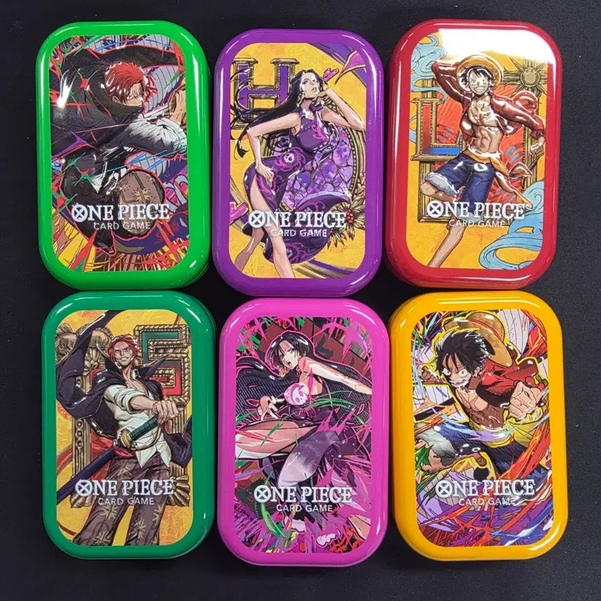 [BUNJANG] One Piece Mini Tin Case Vol. 3 TS-03 Empty Box Set / 원피스 미니 틴케이스 vol.3 TS-03 빈 박스 6종 전종
