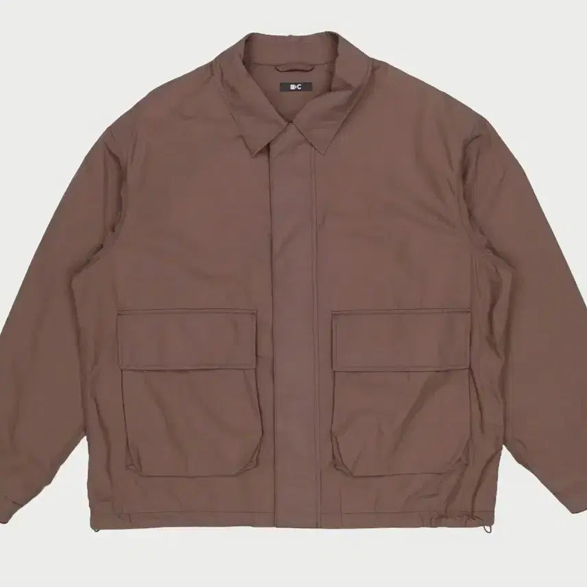 [BUNJANG] Uniqlo C Cotton Short Blouson Dark Brown XL / 유니클로C 코튼쇼트블루종 다크브라운 XL