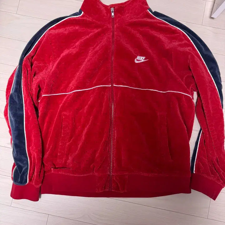 [BUNJANG] Supreme Nike 21ss Velvet Track Jacket / 21ss 슈프림 나이키 벨벳 트랙 자켓