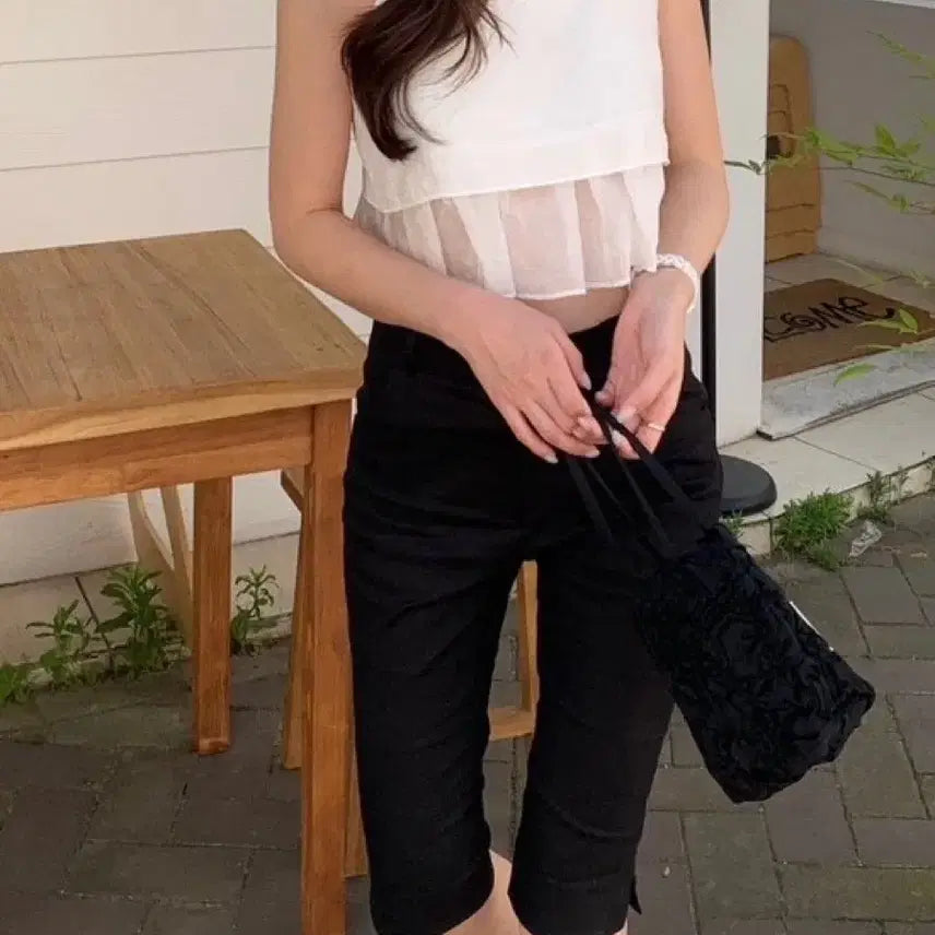 [BUNJANG] Wearweather Kate Pants 5-minute Length, Size S / (새상품) 웨어웨더 케이트 팬츠 5부 s