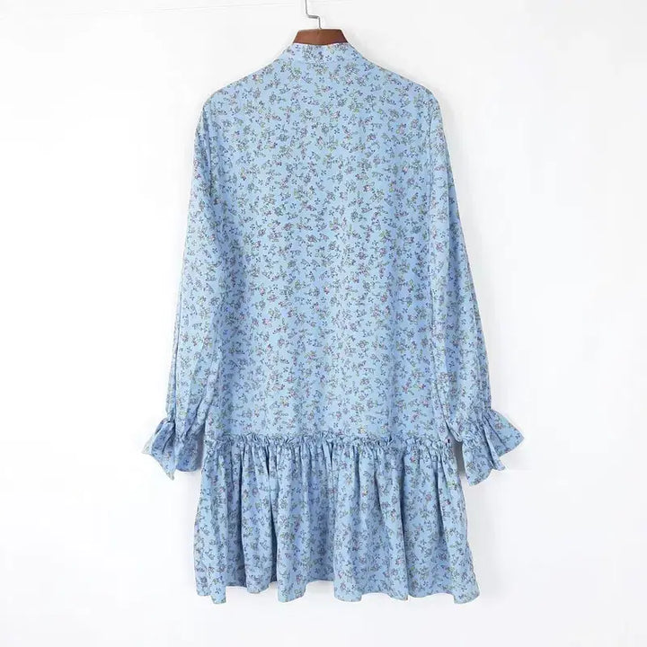 [BUNJANG] Atcorner Floral Scarf Dress / 앳코너 잔꽃 스카프 원피스  F