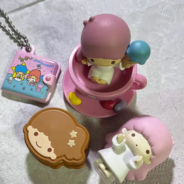 [BUNJANG] Sanrio Little Twin Stars Kiki &amp; Lala Figure Gacha Bundle Set / 리틀트윈스타 피규어 가챠 일괄 산리오 키키라라 컵