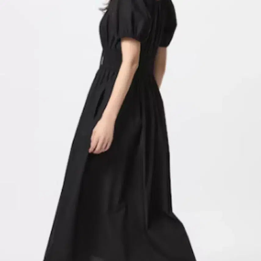 [BUNJANG] Uniqlo Volume Sleeve Dress / 유니클로 볼륨슬리브원피스