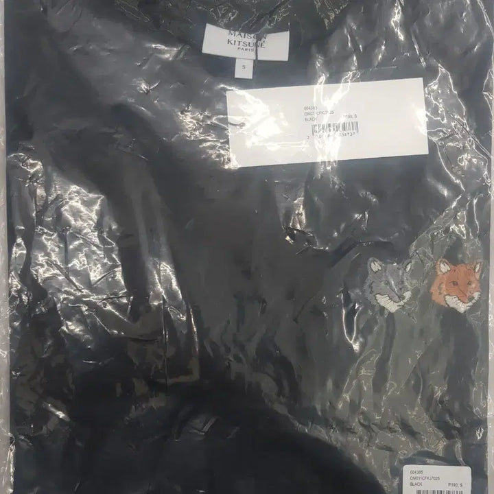 [BUNJANG] Maison Kitsuné Double Fox Head Round Short Sleeve T-Shirt (Unisex) / QR정품)메종키츠네 더블폭스 헤드 라운드 반팔티셔츠 남녀공용
