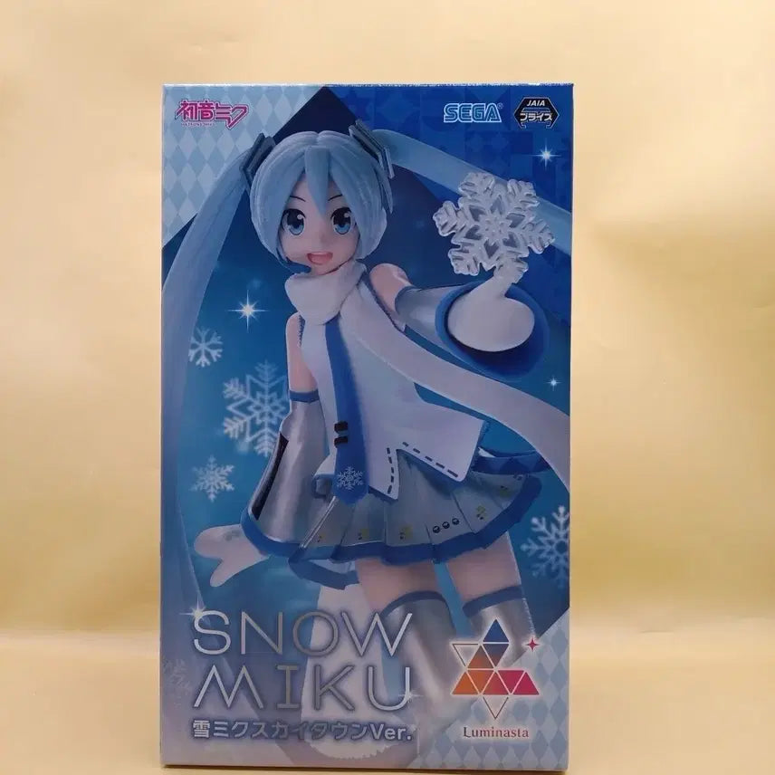 [BUNJANG] Sega Yukimiku Snow Miku Luminasta Figure (Sealed) / [미개봉 현물최저가] 세가 유키미쿠 스노우미쿠 루미나스타 피규어